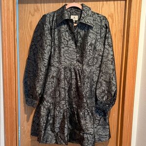 Tuckernuck Emerald Mirasol Dark Green Long-Sleeve Dress